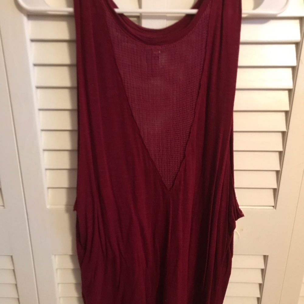 distressed tank top